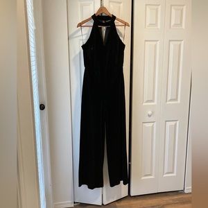 Black Velvet Jumpsuit